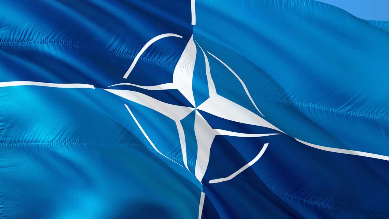 Bandeira da Otan Nato