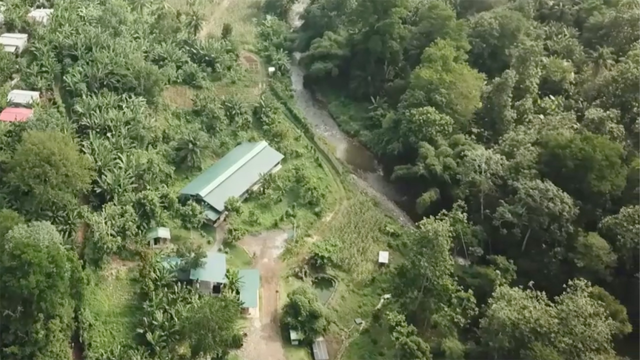 Vista Aérea das Instalações da empresa Santovo, um investimento da 7Graus em São Tomé e Príncipe 